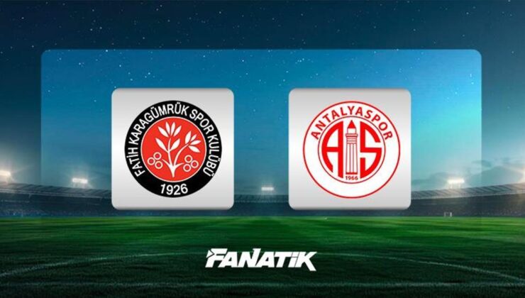 Karagümrük-Antalyaspor maçı ne zaman, saat kaçta, hangi kanalda canlı yayınlanacak? (Süper Lig)