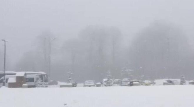 Kartepe’de kar yağışı etkili oldu