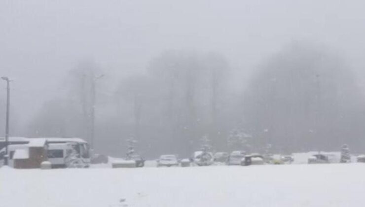 Kartepe’de kar yağışı etkili oldu