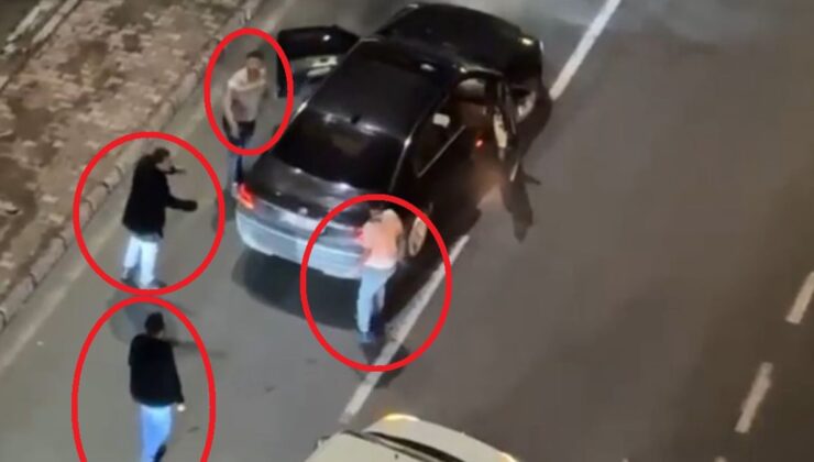 Kayseri trafiğinde dehşet anları: 'Çıkar silahı sık'