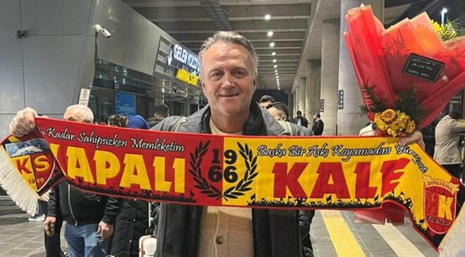 Kayserispor’un yeni hocası Erling Moe, kente geldi!