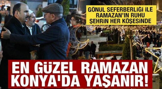 Konya Büyükşehir Belediyesi’nden anlamlı hareket: 50 bin çocuğa ilk oruç hediyesi
