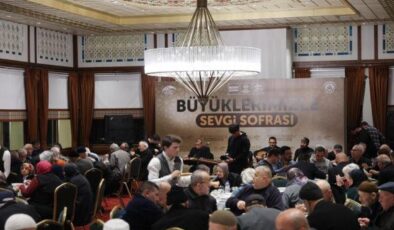 Konya Büyükşehir’den ‘büyüklerimizle sevgi sofrası’ programı