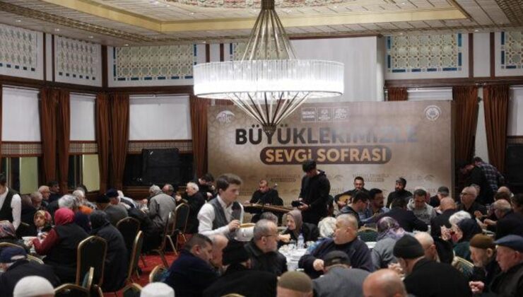 Konya Büyükşehir’den ‘büyüklerimizle sevgi sofrası’ programı