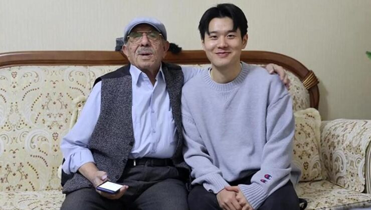 Konyasporlu Jinho Jo, 96 yaşındaki Kore gazisi ile buluştu