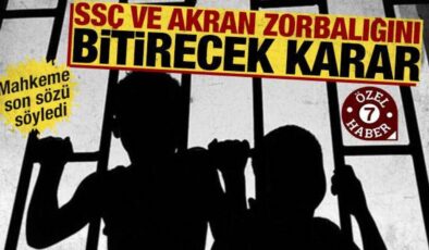 Mahkeme son sözü söyledi: SSÇ ve akran zorbalığını bitirecek karar