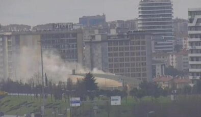 Merter Polisevi’nde yangın