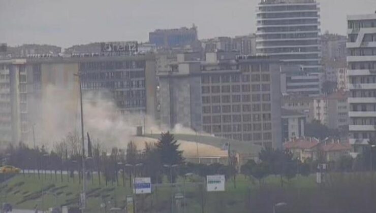 Merter Polisevi’nde yangın