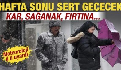 Meteoroloji 25 ili uyardı: Kuvvetli kar ve fırtına geliyor! Saatte 80 kilometreyi bulacak