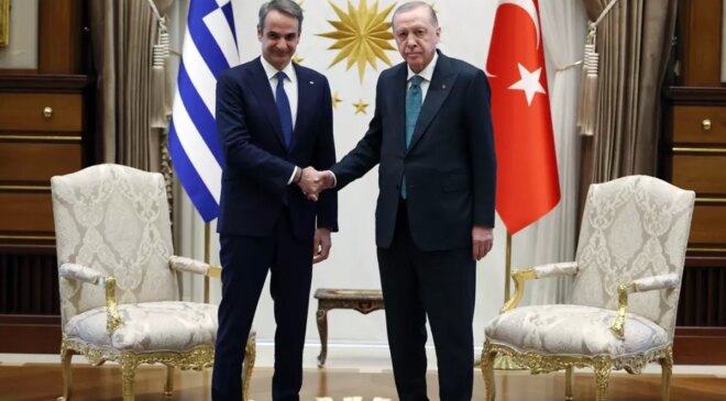 Miçotakis Ankara’da! Cumhurbaşkanı Erdoğan: Yunanistan’la Ege ve Akdeniz’deki sorunlarımız çözümsüz değil