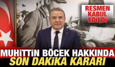 Muhittin Böcek hakkında son dakika kararı! İstenen ceza belli oldu
