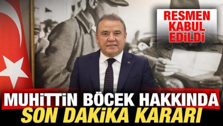 Muhittin Böcek hakkında son dakika kararı! İstenen ceza belli oldu