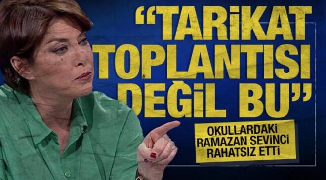 Okullardaki Ramazan sevinci Payzın’ı rahatsız etti: ‘Tarikat toplantısı değil bu’