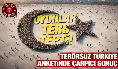 Oyunlar ters tepti, halk iradesini koydu: Terörsüz Türkiye anketinde çarpıcı sonuç