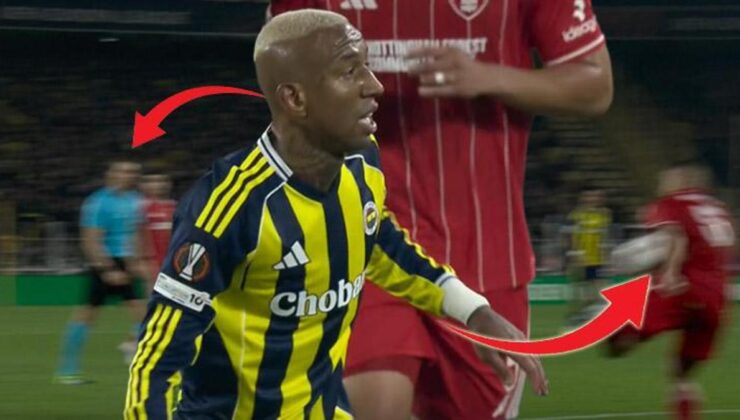 Penaltıyı vermedi, 2. gol geldi! Fenerbahçe – Nottingham Forest maçına damga vuran pozisyon