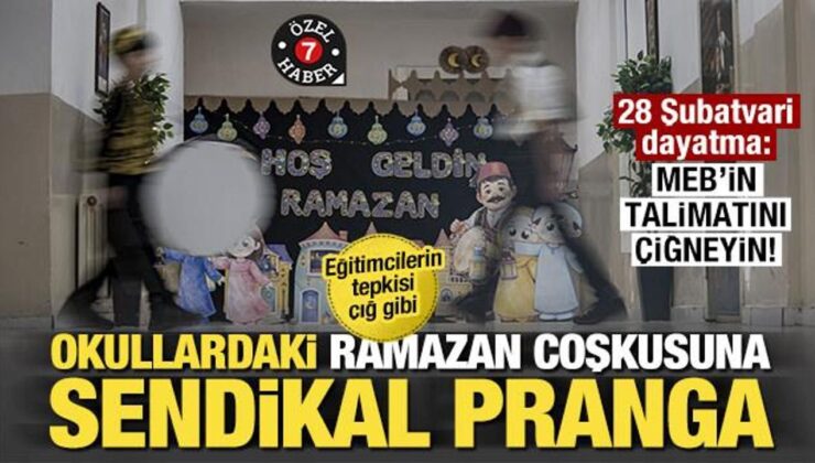 Ramazan coşkusuna pranga… Eğitimiş’ten 28 Şubatvari dayatma: MEB’in talimatını çiğneyin!