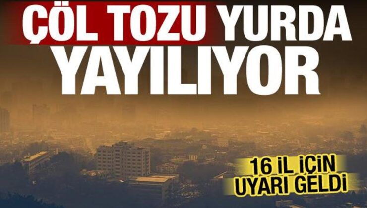 Sağanak, fırtına ve çöl tozuna dikkat! Meteoroloji 16 il için uyarı yaptı