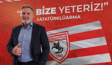 Samsunspor’un yeni teknik direktörü Thorsten Fink: ‘Takımı daha ileriye taşıyacağız’