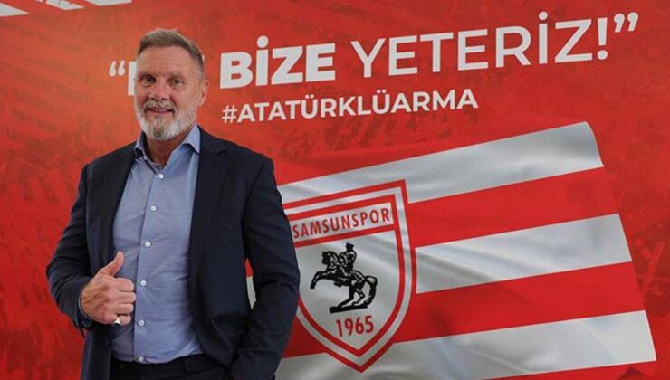 Samsunspor’un yeni teknik direktörü Thorsten Fink: ‘Takımı daha ileriye taşıyacağız’