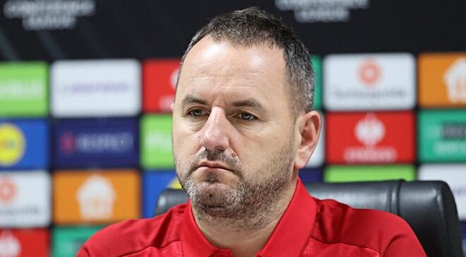 Shkendija teknik direktörü Jeton Bekjiri’den Samsunspor maçı sonrası açıklama: İlk golden sonra moralimiz bozuldu