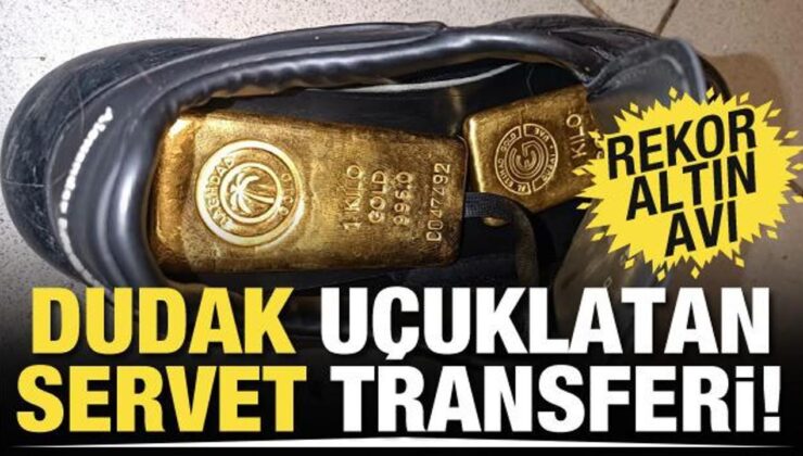 Sınır kapısında dudak uçuklatan servet transferi! 41 kilo altını ayakkabıya sığdırdılar