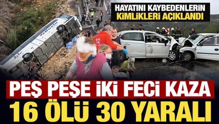 Son Dakika: Antalya ve Burdur’dan peş peşe kahreden haberler: Çok sayıda ölü ve yaralı var