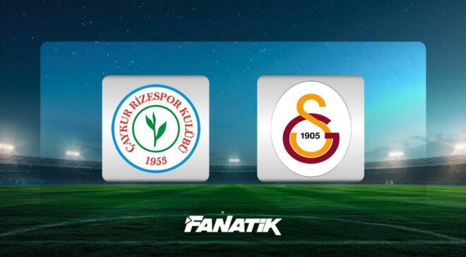 CANLI | Çaykur Rizespor-Galatasaray maçı Canlı Anlatım – Maçı kadroları, skoru ve istatistikleri (Süper Lig 21. hafta karşılaşması)
