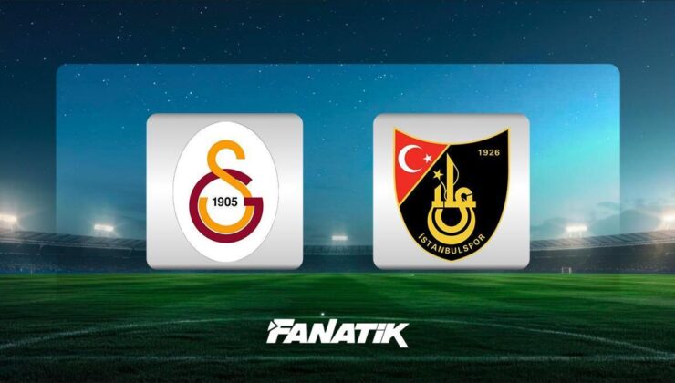 CANLI | Galatasaray – İstanbulspor maçı Canlı Anlatım – GS İSTANBUL maçı kadroları, skoru ve istatistikleri (Türkiye Kupası karşılaşması)