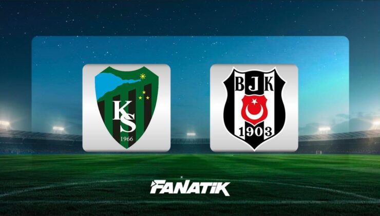 CANLI |  Kocaelispor – Beşiktaş maçı Canlı Anlatım – KOCAELİ BJK maçı kadroları, skoru ve istatistikleri