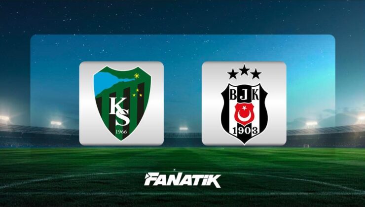 CANLI |Kocaelispor – Beşiktaş maçı Canlı Anlatım – Kocaeli – BJK maçı kadrosu, skoru ve istatistikleri