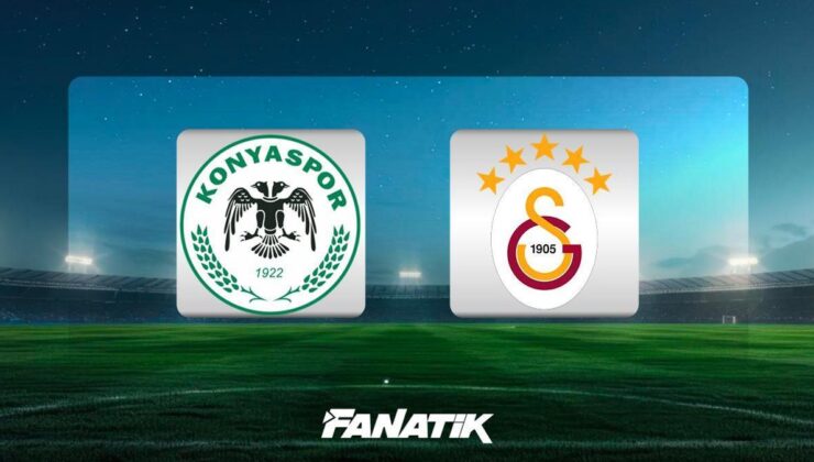 CANLI| Konyaspor – Galatasaray maçı Canlı Anlatım – KONYA – GS maçı kadrosu, skoru ve istatistikleri