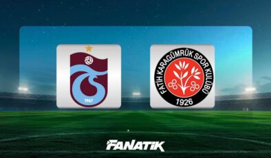 CANLI | Trabzonspor – Fatih Karagümrük maçı Canlı Anlatım – TS – FKG maçı kadrosu, skoru ve istatistikleri