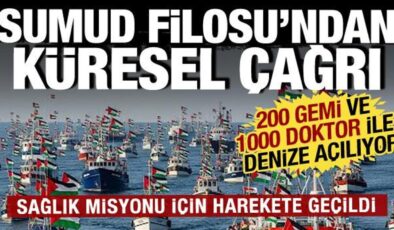 Sumud filosu yeniden harekete geçti: Bin doktor ile küresel seferberlik çağrısı