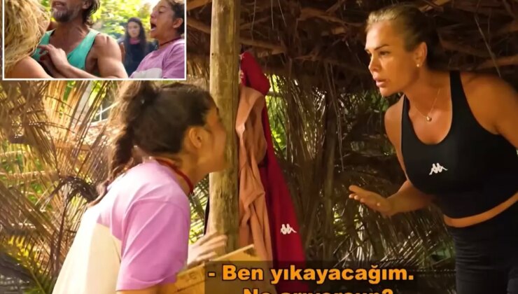 Survivor’da Nagihan, Seren Ay’ı hastanelik etti