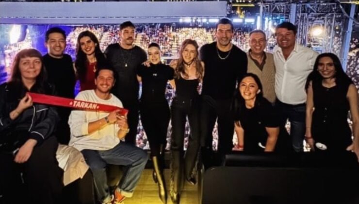 Tarkan konserine ünlü akını