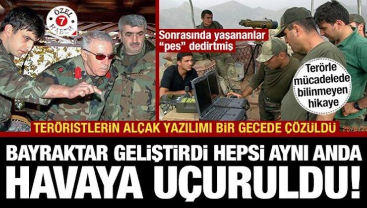 Teröristlerin alçak yazılımı bir gecede çözüldü! Bayraktar geliştirdi, hepsi havaya uçtu