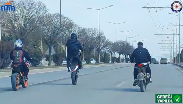 Trafikteki akrobatik hareketler pahalıya patladı