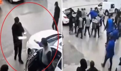 TÜVTÜRK’te polis memurunun dövülerek öldürüldüğü kavganın görüntüleri