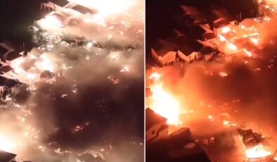 Ülke cehennemi yaşadı! Yüzlerce ev dakikalar içinde küle döndü