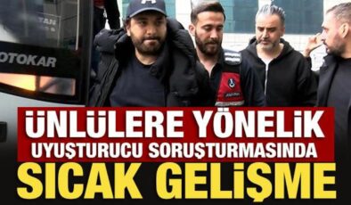 Ünlülere yönelik uyuşturucu soruşturmasında yeni gelişme: 11 kişi serbest bırakıldı