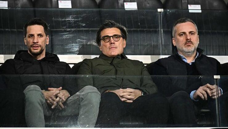 Vincenzo Montella Başakşehir – Beşiktaş maçında futbolcu izledi