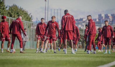 Yıldız isim antrenmana katılmadı! Trabzonspor, Fatih Karagümrük maçı hazırlıklarını sürdürdü