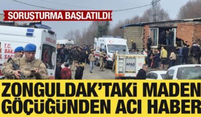 Zonguldak’taki madenden acı haber: 2 işçi öldü! Soruşturma başlatıldı