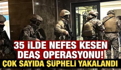 35 ilde nefes kesen DEAŞ operasyonu! 184 şüpheli yakalandı