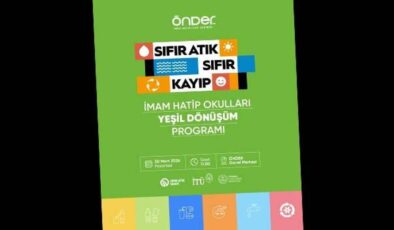 450 okulda eş zamanlı olarak yeşil dönüşüm programı başlıyor