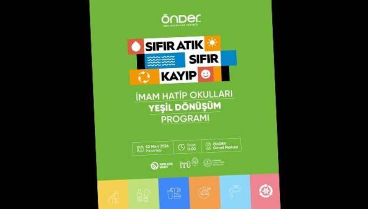 450 okulda eş zamanlı olarak yeşil dönüşüm programı başlıyor