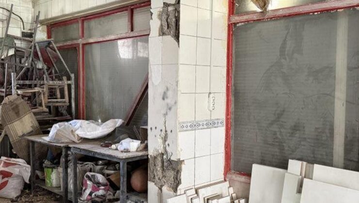 51 kişinin yaşadığı bina tahliye edildi! Vahim iddia: Kolondaki çatlaklar görüntülendi