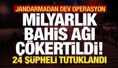 6 ilde dev bahis operasyonu! 4,5 milyarlık işlem ortaya çıktı: 24 kişi tutuklandı