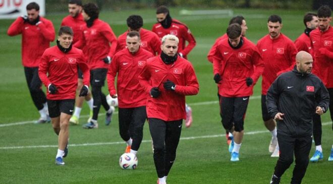 A Milli Takım’da, Kosova maçı hazırlıkları devam etti