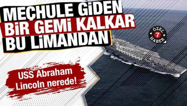 ABD’nin meşhur savaş gemisi: USS Abraham Lincoln! İran vurduk dedi haber kesildi
